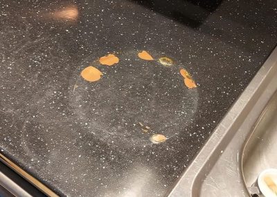 burned worktop repair